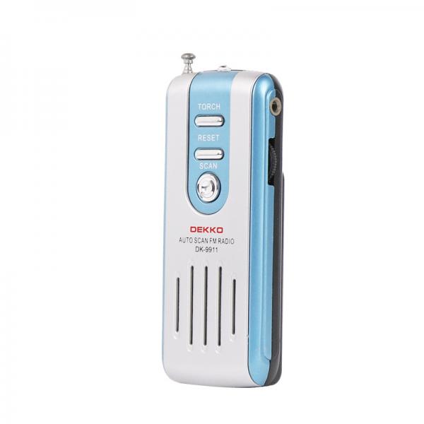 Quality Plastic Portable FM Radio With Speaker 22mm Antenna Outdoor Portable Radio for sale