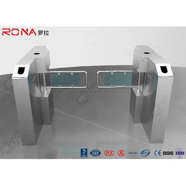 Quality Glass Swing Gate Turnstile Access Control System 30 Persons / Min Transit Speed for sale