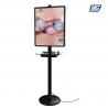 China Black Double Sided Poster With 6 Wire Charger Port , Mobile Phone Charging Station factory