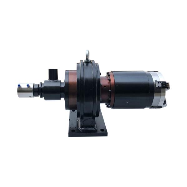 Quality Lever Type Laser Rotary Attachment , Four Jaw Double Acting Feeding Chuck for sale