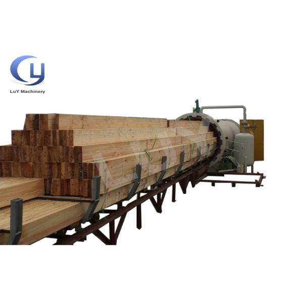 Quality Vaccum Pressure 12m Creosote Treatment Plant , Electric Pole Treatment Plant for sale