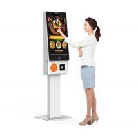 Quality Self Ordering Kiosk With POS Terminal For Restaurant And Store, Fast Food Order Kiosk for sale