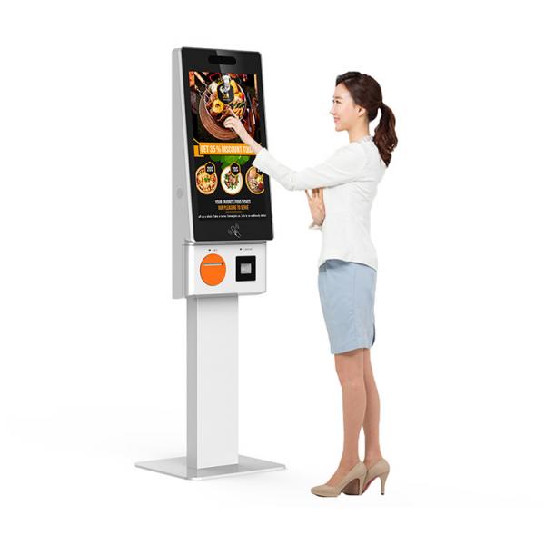 Quality Self Ordering Kiosk With POS Terminal For Restaurant And Store, Fast Food Order Kiosk for sale