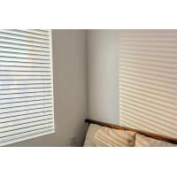 Quality Double Sheer Zebra Window Blinds Motorized For Office Cafe Hotel for sale