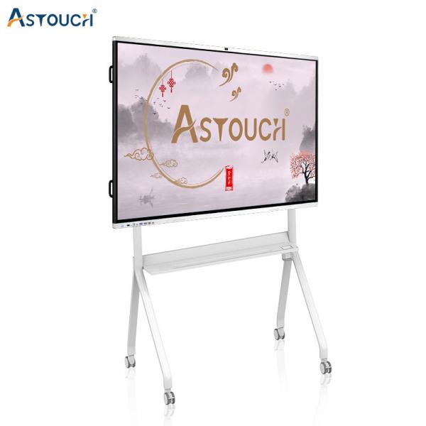 Quality 60Hz Smart Board Interactive Flat Panel Display Whiteboard 75 Inch Silver for sale