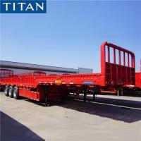 China 40ft Side Wall Semi Trailer for Container or Cargo for Nigeria factory