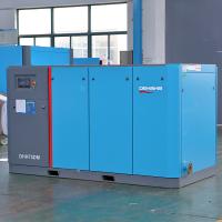 China 75kw 100hp PM VSD Air Cooling Two Stage Air Compressor For Pharmaceutical Medical factory