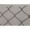 China Silver Chain Link Fence Fabric 50x50mm Weave Hot Galvanized Steel Wire For Engineering factory
