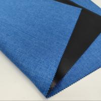 Quality 600D cation fabric 360g/m2 Plain PVC Coated Anti-Static Fabric use for handbags for sale