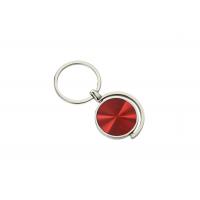 China CD Pattern Metal Keychain Holder Colorful Round Zinc Alloy Keychain JR023 factory
