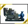 China Centriffugal Diesel Well Pump , High Efficiency Mobile Diesel Pump Wheel Mounted factory