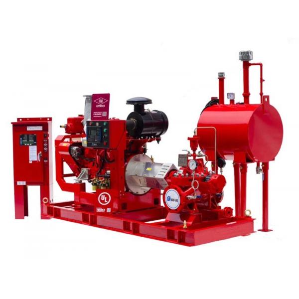 Quality Diesel Engine Split Case Fire Pump With Electric Motor 1000 GPM for sale