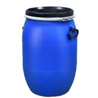 China Barrel Wall Thickness 3-5 Mm 200L Plastic Drum Round Shape Blue factory