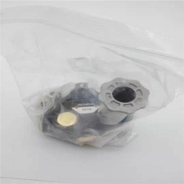 Quality 6D14 Diesel Engine Fuel Feed Pump Assembly 3 Holes Excavator Electrical Parts for sale