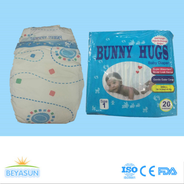 Quality Non Toxic Disposable Diapers For Babies With Sensitive Skin , Cotton Top Sheet for sale