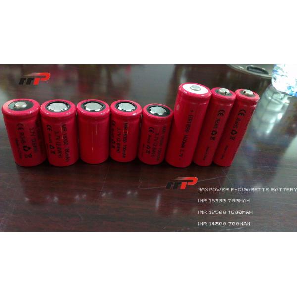 Quality IMR 18350 700mAh Lithium Ion Rechargeable Batteries 3.7V 2.6WH E-Cigarette for sale