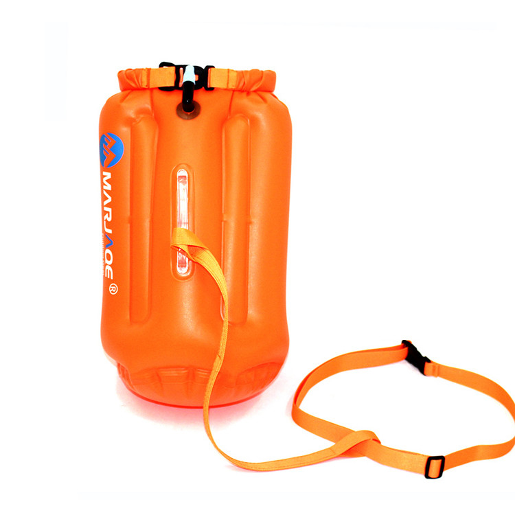China 20 Liter PVC Open Water Safety Swim Buoy Float factory