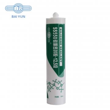 Quality BAI YUN SS550 Window And Door Silicone Sealant For External Use for sale