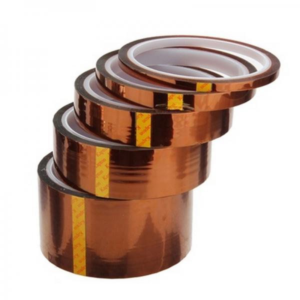 Quality Polyimide Material ESD Warning Tape , Anti Static Kapton Tape Width 3-500mm for sale