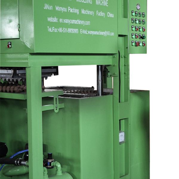 Quality Green Color Paper Egg Carton Making Machine With Low Energy Consumption for sale