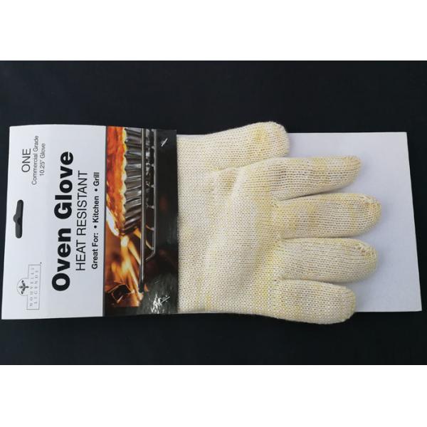Quality High Temperature Heat Resistant Gloves oven proof comfortable wear for bbq 26cm Length EN407 Certified ZS7-003 for sale
