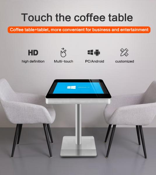 Waterproof Interactive Lcd Screen Touch The Coffee Table Smart Game Table With Touch For Mall Or Restaurant