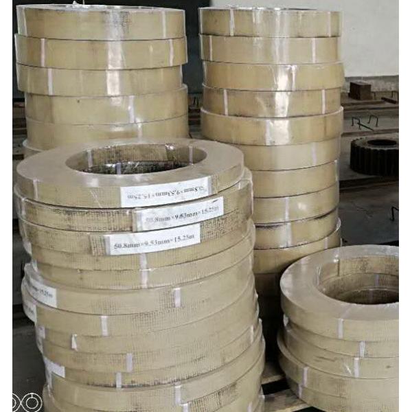 Quality Asbestos Free Resin Woven Brake Lining Rolls Heat Resisting With Copper Wires for sale