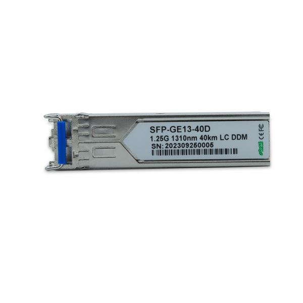 Quality 1.25GBASE 1G Transceiver SFP Duplex LC Connector SMF 40km Reach 1310nm for sale