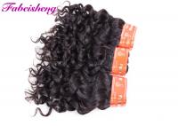 China Double Drawn Indian Virgin Human Hair Extensions / Italian Curly Hair Weave factory