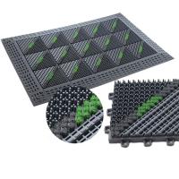 Quality PVC Interlocking Entrance Floor Tiles 25MM for sale