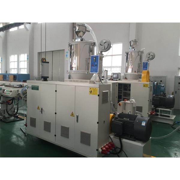 Quality Single Screw Extruder PE Pipe Production Line 16mm - 63mm With Inverter Control for sale