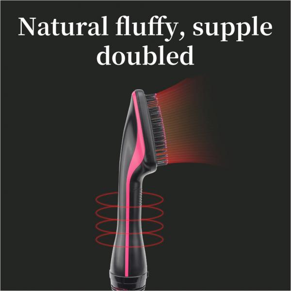 Quality 1000W DC Powerful Paddle Hot Air Brush One Step Hair Dryer Brush for sale