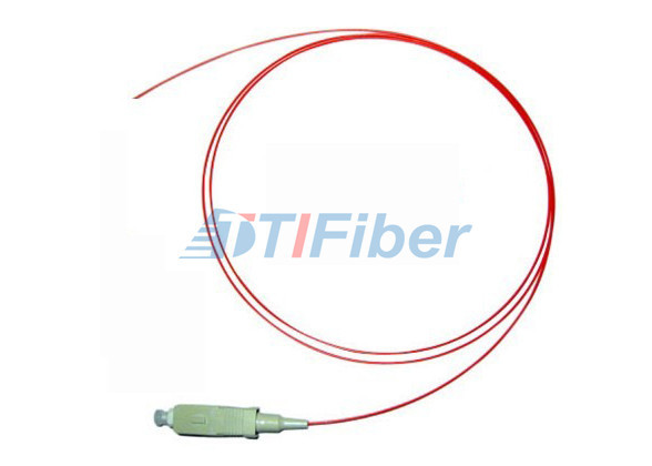 Quality OM1 62.5 / 125 SC Fiber Optical Pigtail , 0.9mm OFNP Fiber Optic Cable for sale