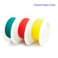 Quality Full Color PMMA Plastic Optical Fiber Cable Flame Retardant Polyolefin Insulated for sale