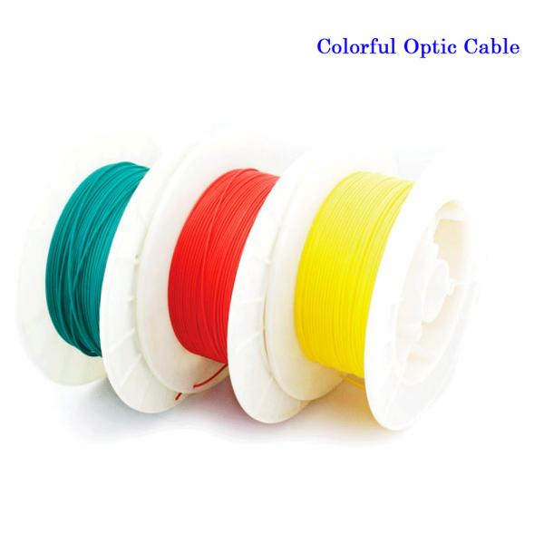 Quality Full Color PMMA Plastic Optical Fiber Cable Flame Retardant Polyolefin Insulated 5M/10M For Car/Home Decoration for sale