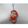 China Custom 2d/3d Soft PVC Cartoon Figures Shape With Durable Elastic Lanyard For Mobile Phone Accessories factory