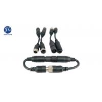 China Male To Female 6 Pin 4 Pin Backup Camera Cable For Vehicle CCTV Video Audio factory