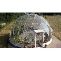 China 4M - 10M PVC Cover Metal Frame Garden Clear Geodesic Dome Tent For Sale Dome Party Tents factory