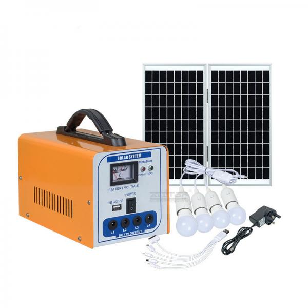 Quality 300W Home Solar Energy System Generator Solar Lighting Kit Pure Sine Wave for sale