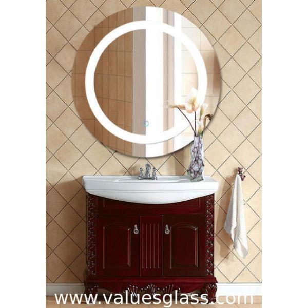Quality Round Shaped LED Bathroom Mirrors Fashion Appearance With Anti Corrosion Function for sale