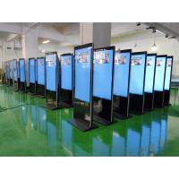 China Iphone Shaped Floor Standing LCD Advertising Digital Signage Totem Kiosk for sale