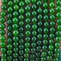 China Green Jade Loose Bulk Round  Bead Custom Multi-Size Bead For Jewelry Making factory