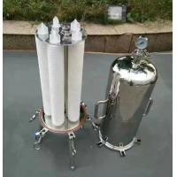 China Industrial Stainless Steel Multi Cartridge Filter Housing For Water Treatment factory