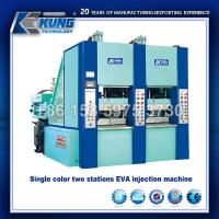 Quality Single Color 2 Stations EVA Injection Machine , Practical Slipper Moulding for sale