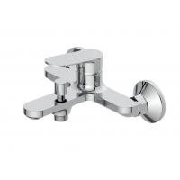 China Bathtub Mixer Tap Single Lever Bath Fitting Wall Mounted Surface-Mounted Bath Mixer Shower Fitting Chrome 1/2 Inch Showe factory