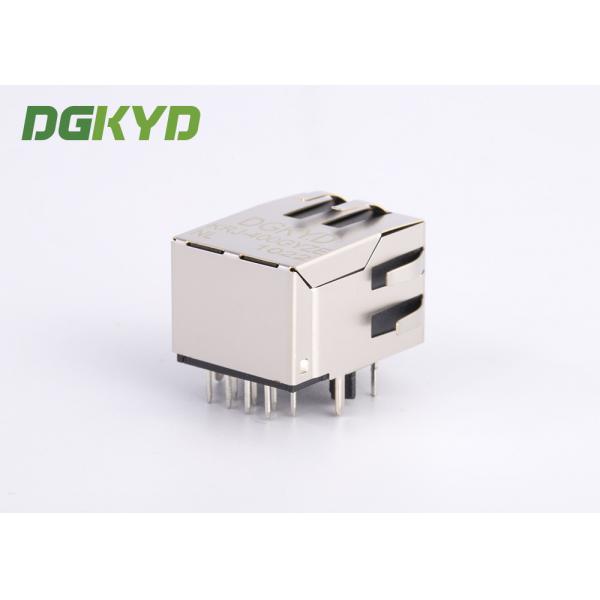 Quality Industrial Panel Mount modular jack cat6 rj45 with Internal Magnetics , for sale