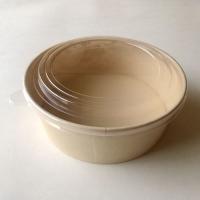 China 500ml Kraft Bamboo Compostable Biodegradable Paper Bowls for sale