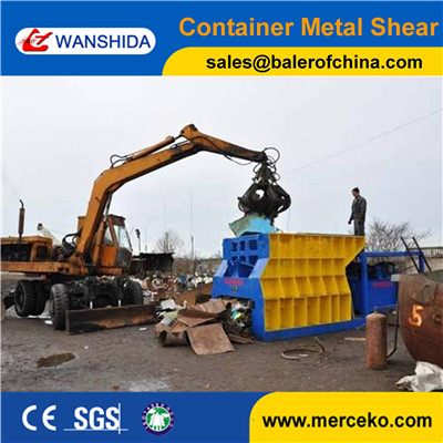 China Overseas After-sales Service Provided Container Metal Shear For Scrap Yards for sale factory