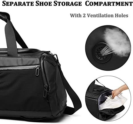 Quality Waterproof Sports Duffle Bags Travel Weekender Overnight Bag With Shoe for sale