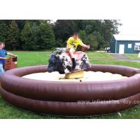 China Customized Mechanical Bull Riding , Mechanical Rodeo Bull For Adults factory